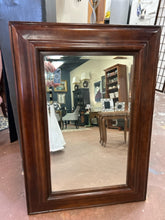 Load image into Gallery viewer, Mahogany Beveled Mirror
