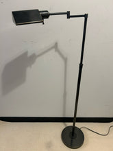 Load image into Gallery viewer, Adjustable Pharmacy Floor Lamp in Antique Brass
