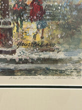 Load image into Gallery viewer, Framed Print &quot;Christmas 1978&quot; by Alex F. Yaworski, signed &amp; numbered
