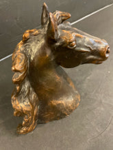 Load image into Gallery viewer, Bronze Horse Bust
