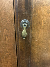 Load image into Gallery viewer, Vintage One Door, Three Shelf Corner Cabinet
