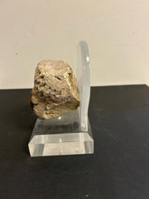 Load image into Gallery viewer, Pre-Columbian Antique Hand Carved Stone Effigy Bust on Lucite Base
