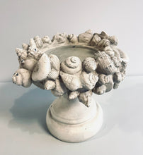 Load image into Gallery viewer, Shabby Chic Resin Seashell Candleholder
