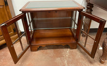 Load image into Gallery viewer, Two Door Wood &amp; Glass Display Cabinet
