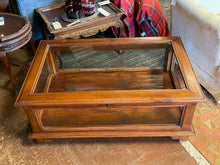 Load image into Gallery viewer, Pine &amp; Glass Display Coffee Table
