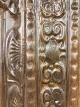 Load image into Gallery viewer, Reclaimed Tin Ceiling Tile Mirror Sourced from Chicago Ceilings
