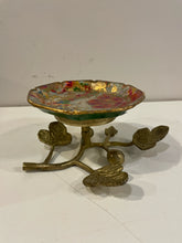 Load image into Gallery viewer, Vintage Dish on Gold Base
