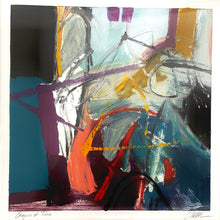 Load image into Gallery viewer, Framed Abstract "Origins of Time" by Mary O'Neal, signed
