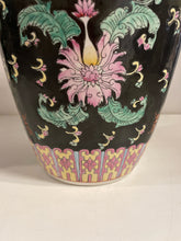 Load image into Gallery viewer, Famille Noire Chinese Enamel Vase
