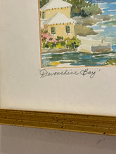 Load image into Gallery viewer, Watercolor &quot;Devonshire Bay&quot; Bermuda by Joan Forbes, signed
