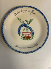 Load image into Gallery viewer, Six Vintage French "Le Doux Langage de Fleurs" Plates
