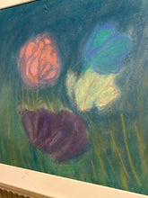 Load image into Gallery viewer, Framed Print of Pastel Flowers in Grass
