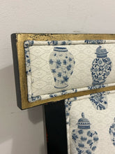 Load image into Gallery viewer, Limited Edition Commemorative Queen Elizabeth Regency Chinoiserie Arm Chair with Gold Leaf Accents from Highland House
