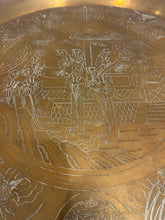 Load image into Gallery viewer, Vintage Asian Tray Table on Folding Wood Base

