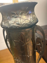 Load image into Gallery viewer, Silver Plated Art Nouveau Lamp
