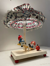 Load image into Gallery viewer, Vintage Musical Raggedy Ann &amp; Andy Lamp with Moving Teeter Totter
