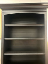 Load image into Gallery viewer, Black 5 Shelf Bookcase with One Drawer
