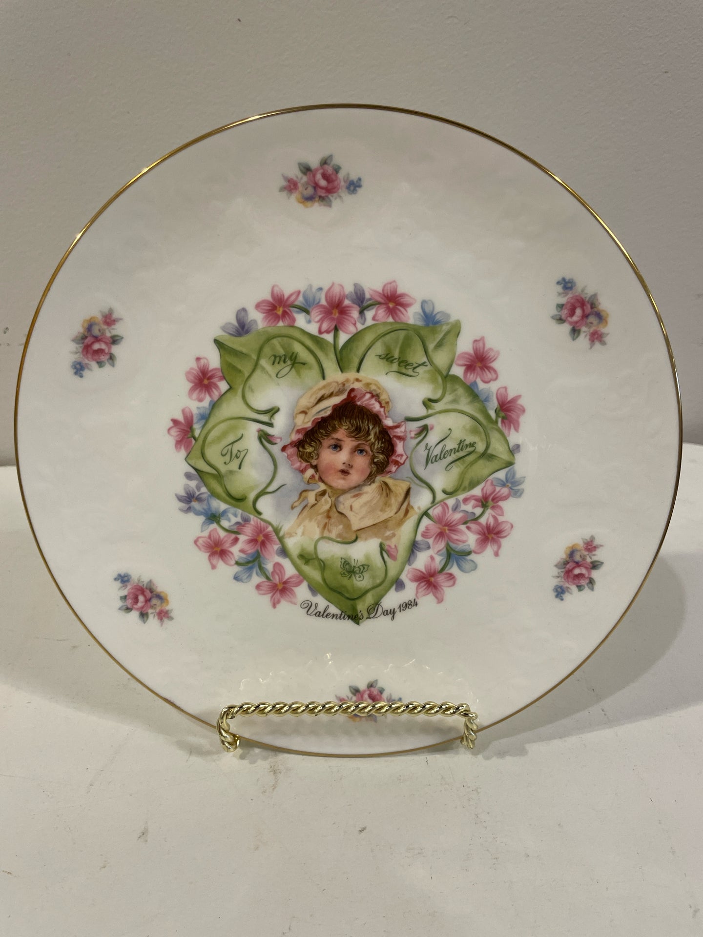 Valentine's Day Plate from Royal Doulton-1984