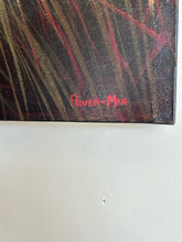 Load image into Gallery viewer, Hand Painted Canvas "Autumn Sky" by Rick River Man Brown, signed
