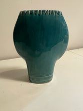 Load image into Gallery viewer, Teal Art Deco Porcelain Face from Tonzai Home
