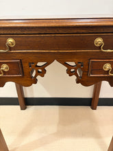 Load image into Gallery viewer, Reproduction Mahogany Three  Drawer Newport Chippendale Occasional Table from South Hampton
