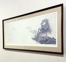 Load image into Gallery viewer, Limited Edition Framed  Etching "Tapestries" by Joy Wallace, signed &amp; numbered
