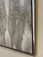 Load image into Gallery viewer, Textured Silver Contemporary Wall Art
