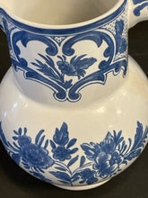 Load image into Gallery viewer, Blue &amp; White Ceramic Pitcher from Tiffany &amp;. Co.
