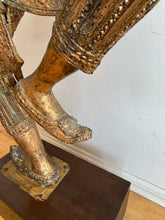 Load image into Gallery viewer, Vintage Gilt Bronze Thai Statue of Prince Phra Rama
