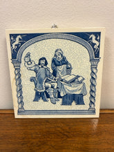 Load image into Gallery viewer, Delft Blue Holland,&quot; Doctrine of the Four Humours&quot; Tile
