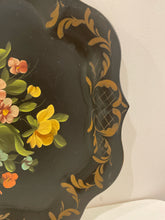 Load image into Gallery viewer, Vintage Scalloped Floral Toile Tray
