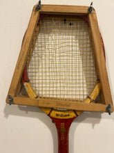 Load image into Gallery viewer, Vintage Wood Tennis Racket with Wood Press from Wilson
