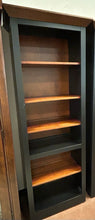 Load image into Gallery viewer, Black Framed Bookcase with Five Shelves from Ethan Allen
