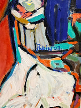Load image into Gallery viewer, Original Expressionist Painting, "Maxims" by Ron Rubin, signed- Painted on Board/Unframed
