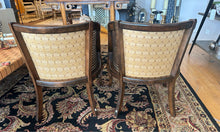 Load image into Gallery viewer, Pair of Vintage MCM Barrel Chairs with Cane Sides
