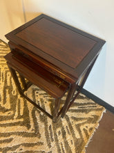 Load image into Gallery viewer, Two Asian Style Nesting Tables
