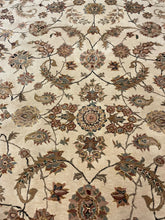 Load image into Gallery viewer, Tan and Cream Silk &amp; Wool Area Rug from Walter E. Smithe
