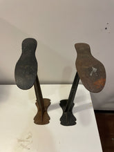 Load image into Gallery viewer, Pair of Antique Cast Iron Shoemaker Cobbler&#39;s Stands
