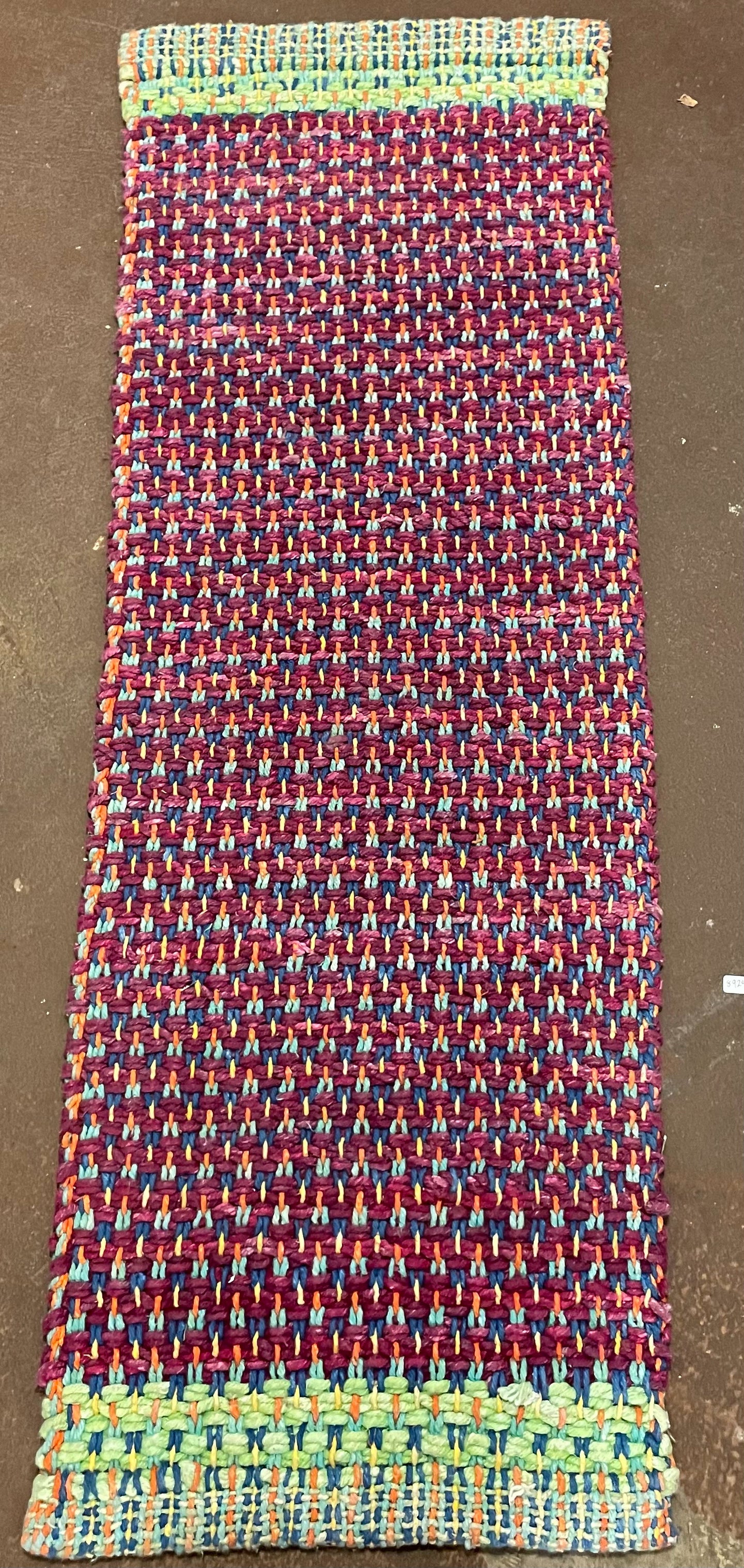 Colorful Woven Rug from Turtle Island Fibers