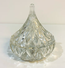 Load image into Gallery viewer, Lead Crystal Hershey Kiss Candy Dish with Lid from Godinger
