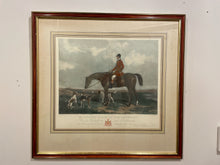 Load image into Gallery viewer, Framed  Engraving, &quot;Mr. Charles Davis on the Traverser&quot; by Barraud
