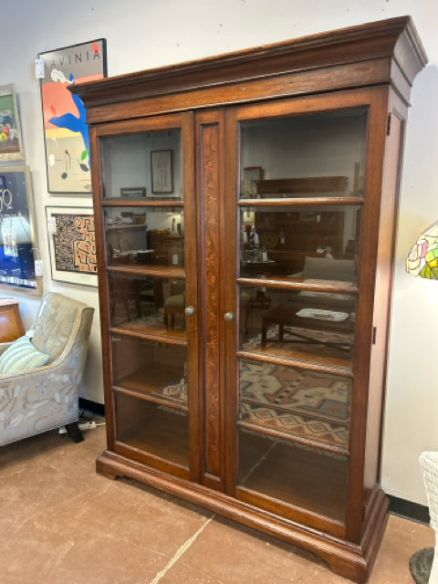 Glass Front 2 Door Cabinet made in Argentina