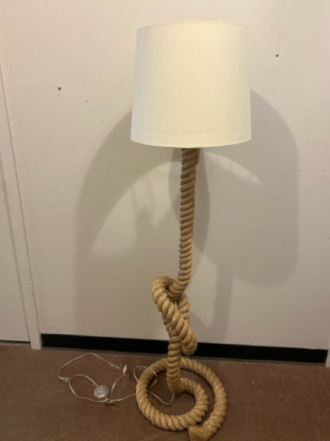 Rope Nautical Floor Lamp