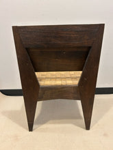 Load image into Gallery viewer, Four Vintage MCM Wood Chairs with Woven Rush Seats
