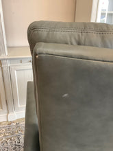 Load image into Gallery viewer, Grey Leather Office Chair from Arhaus
