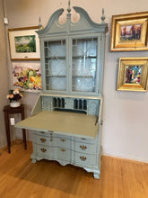 Load image into Gallery viewer, Vintage Four Drawer Secretary in Great Coastal Sage
