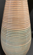 Load image into Gallery viewer, Pair of Green &amp; Pink Ceramic Lamps

