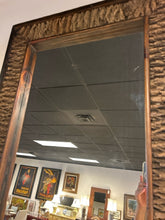 Load image into Gallery viewer, Rectangular Mirror with Tree Bark Detail
