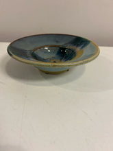 Load image into Gallery viewer, Shallow Green &amp;  Blue Bowl, signed
