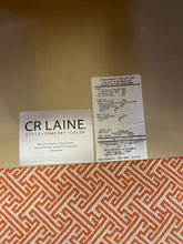Load image into Gallery viewer, Pair of Orange &amp; Cream Upholstered Arm Chairs from Ethan Allen

